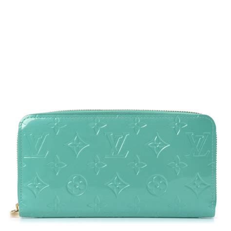 louis vuitton vernis zippy blue lagoon wallet|Louis Vuitton vernis leather wallet.